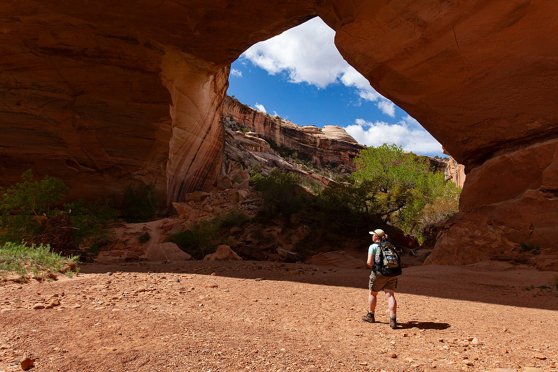 Kachina Bridge Hiker