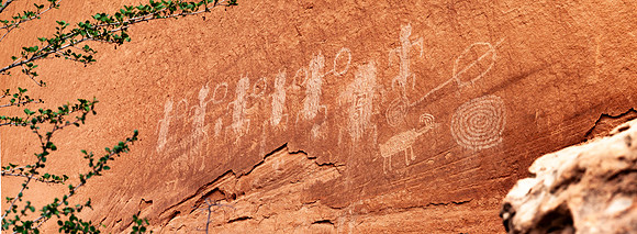 Pictographs and Petroglyphs Framed