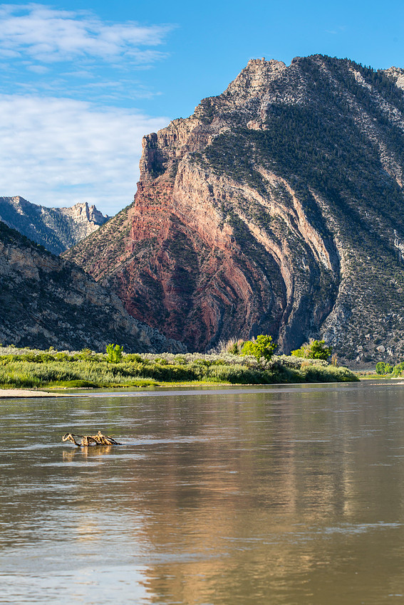 Split Mountain from the River