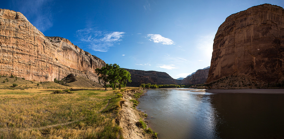 Sunset below the Confluence