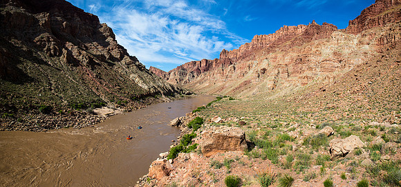 Floating the Colorado through Cataract Canyon