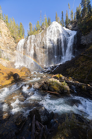 Union Falls and Mountain Ash Creek (portrait)