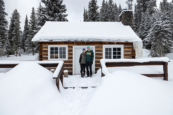 Custer Gallatin National Forest Maxey Cabin: Clair and Aaron