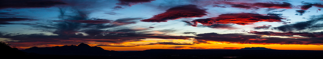 Sleeping Ute and Abajo Sunset