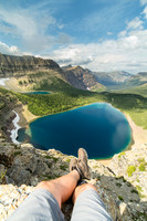 Overlooking Pitamakan Pass Portrait