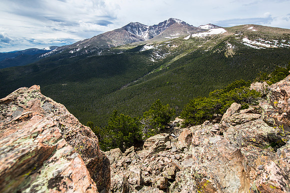 Meeker and Longs from Estes Cone