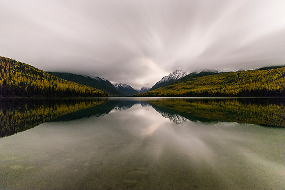 Long Exposure at Bowman Lake