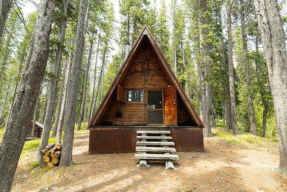 Cove Patrol Cabin: south face