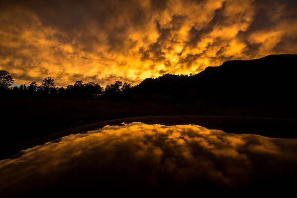 Sunset over Deer Mountain