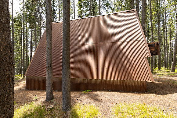 Cove Patrol Cabin: east side