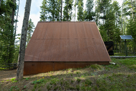 Outlet Patrol Cabin: south side