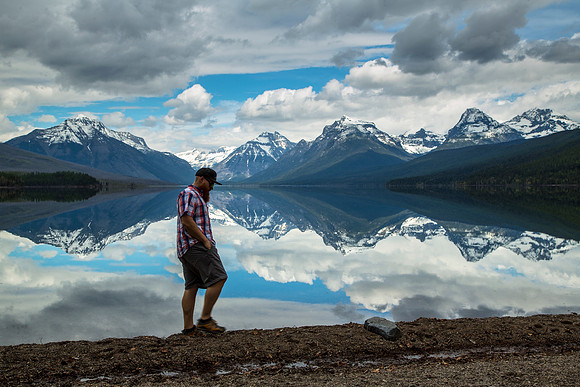 Self-portrait Lake McDonald 4.26.16