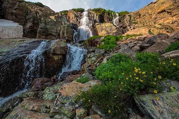Sunrise at Timberline Falls