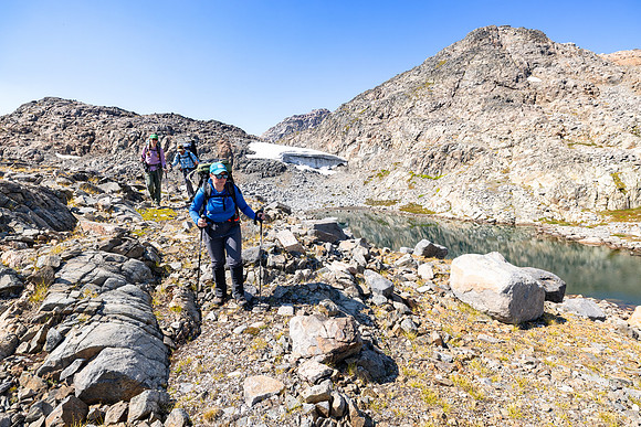 CGNF, AB Wilderness: hiking west of Cladocera Lake (2)