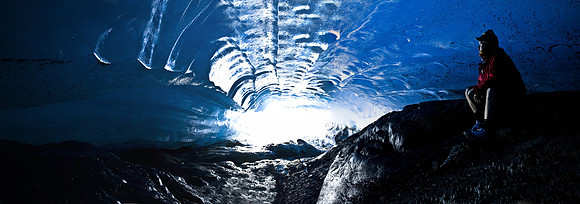 Self Portrait - Under Berendon Glacier