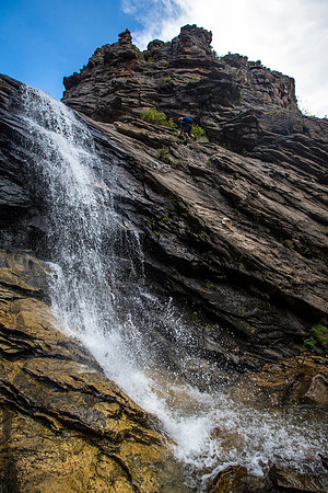 Jon Climbing Bridal Veil Falls (2)