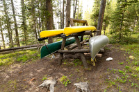 Outlet Patrol Cabin: boat rack