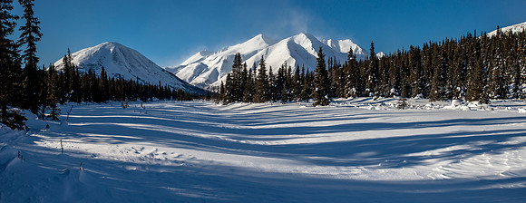 Windy Creek Near Patrol Cabin Panorama