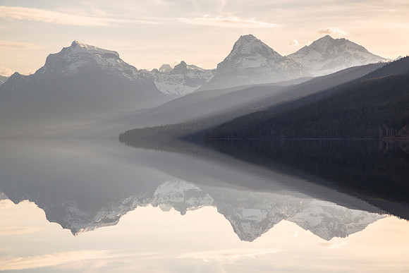 Lake McDonald Layers at Sunrise