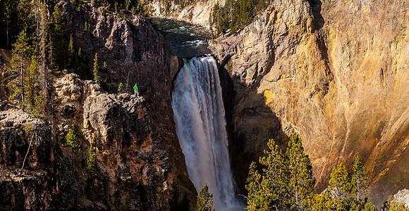 Self Portrait - Lower Falls