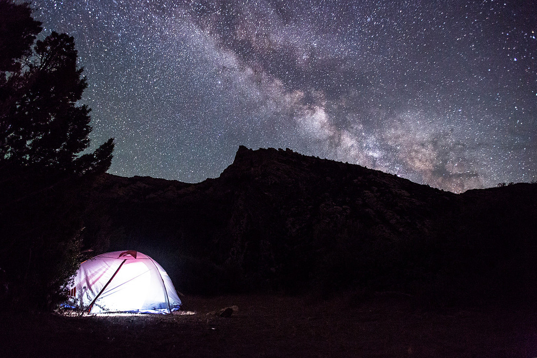 Camping in Dinosaur
