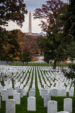 Washington Monument seen From Arlington National Cemetery