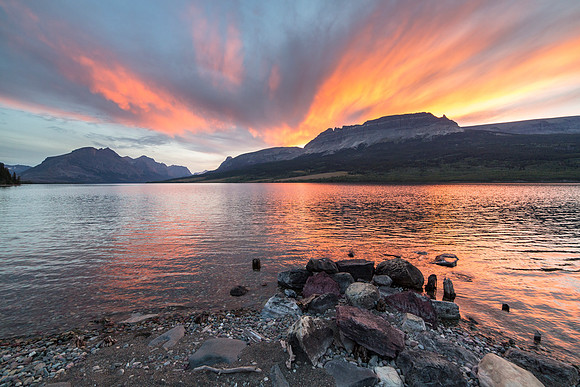 Saint Mary Lake Sunset (2) 8.13.16