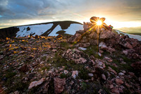 Sunset Through the Cairn