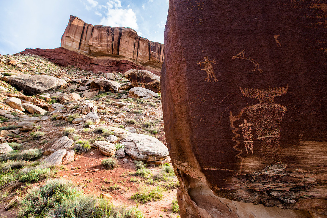Maze District Petroglyphs