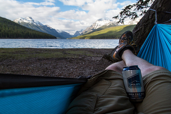 Chilling at Bowman Lake