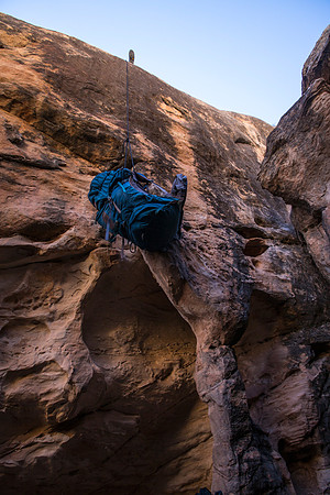 Hoisting our Packs