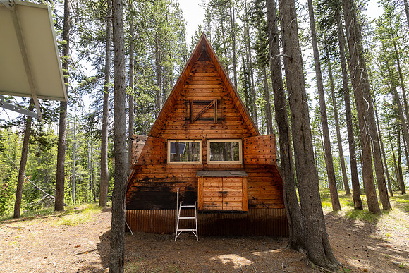 Cove Patrol Cabin: north face