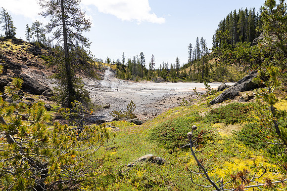 Shoshone Geyser Basin: Sulphur Hills Group area