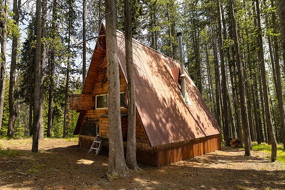 Cove Patrol Cabin: northwest corner