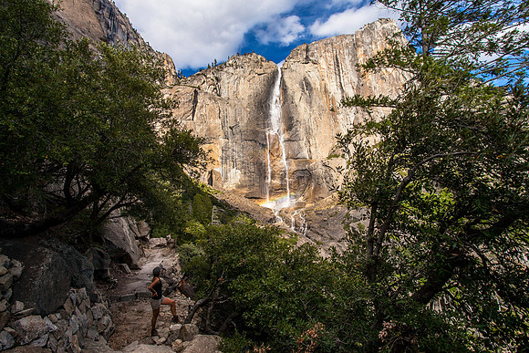 Upper Yosemite Falls Hiker