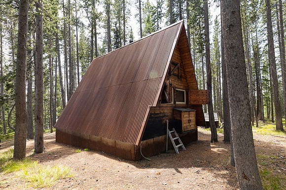 Cove Patrol Cabin: northeast corner